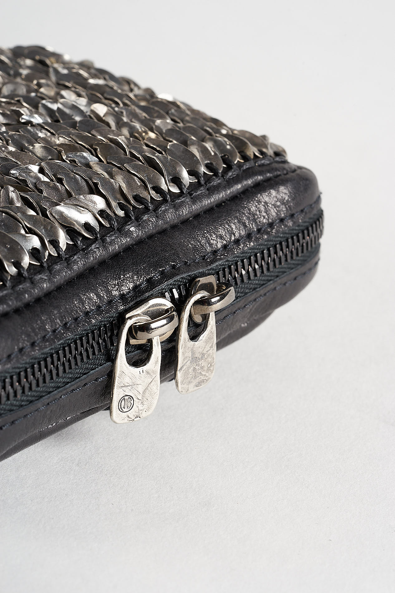 daniele basta leather and silver bags - DETAIL